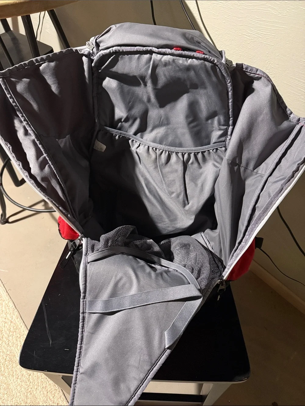 Nike Elite Red and White Sports Backpack